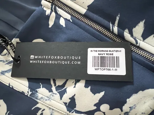 White Fox Bustier Boutique Top - Image 3