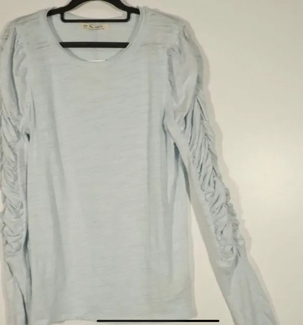 Free People X Revolve NWT Natasha Top In Denim Size Medium - Image 3