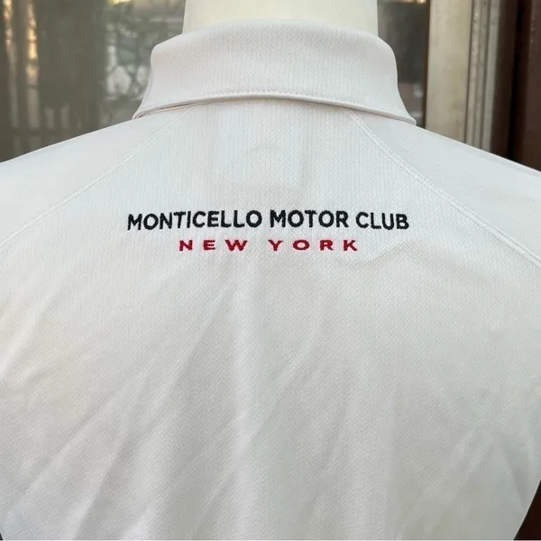 Y2K Nike Golf Monticello Motor Club Dri-Fit Polo T-Shirt Size Small - Image 5