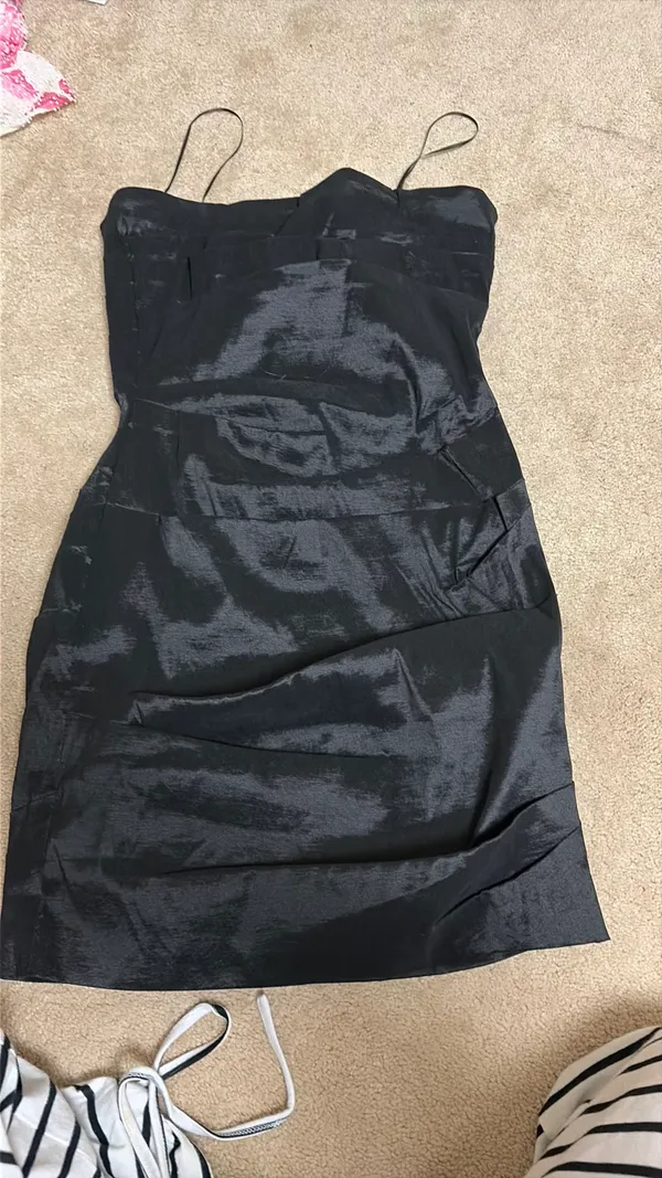 Black Windsor Dress Mini With Bow - Image 2