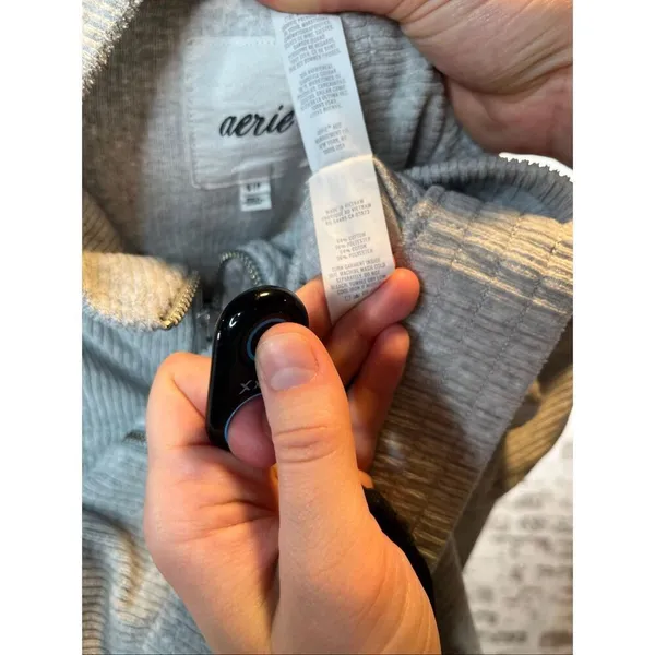 Aerie | women ribbed cropped full zip sweat shirt - Image 3