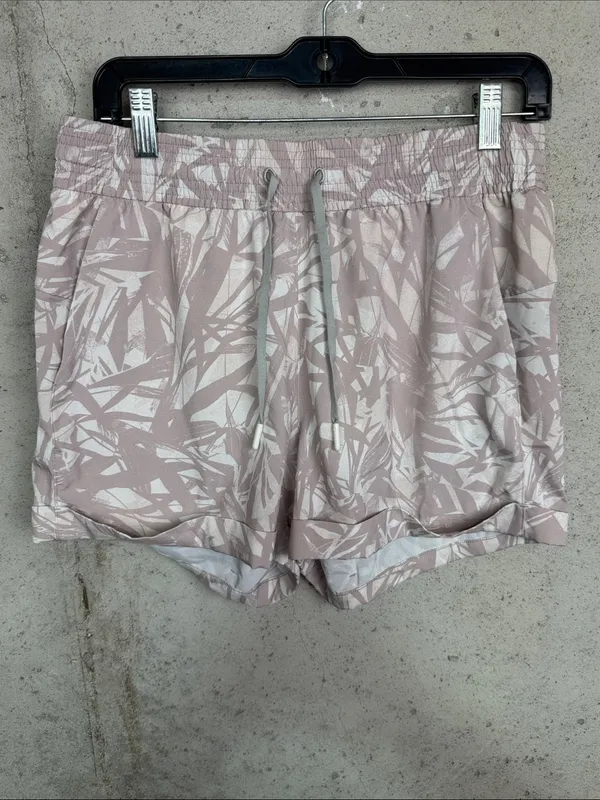 Lululemon Spring Break Away Short 4-Way Stretch 3" Shadow Leaf Light Ivory Muse - Image 3