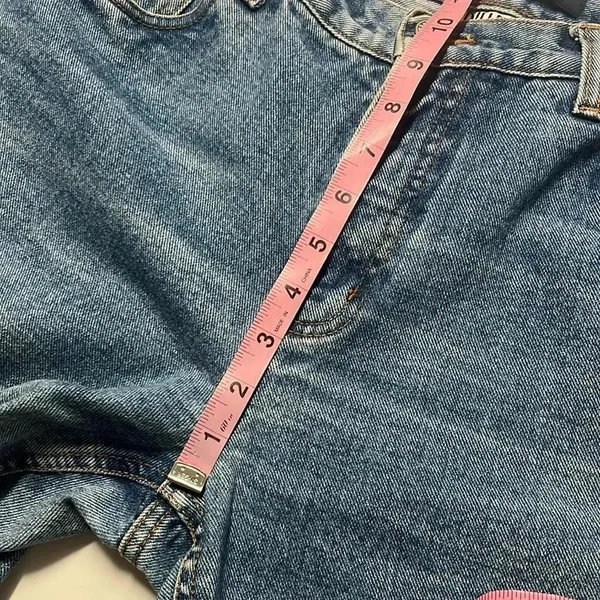 Vintage 1990s jeans 100% cotton size 10 short‎ perfect fit denim jeans Y2K fall - Image 4