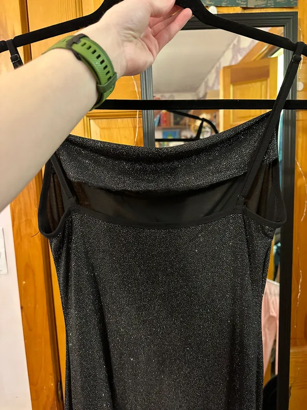 Bebe Sparkly Black Dress - Image 7