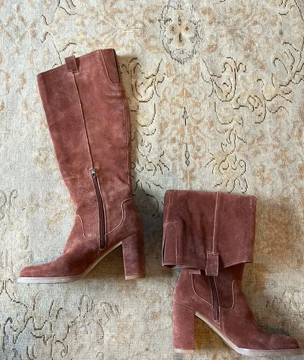 DV by Dolce Vita Saddle Brown Knee High Boots - Image 4