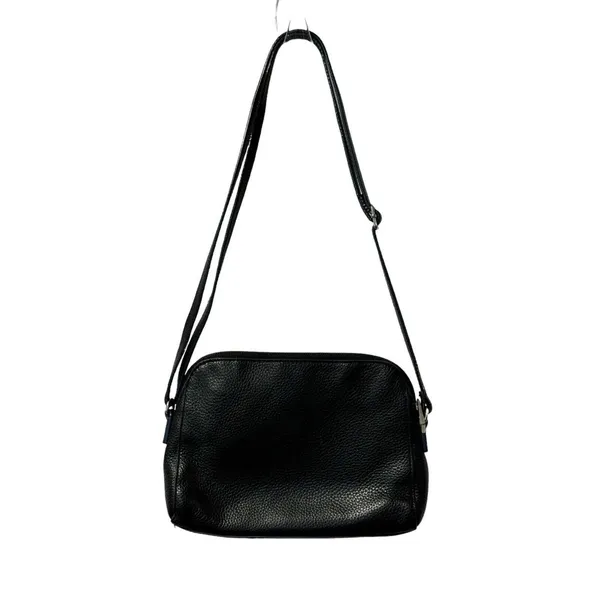 LODIS Black Women Leather, Lined, Crossbody Handbag‎ Shoulder Strap Designer - Image 2