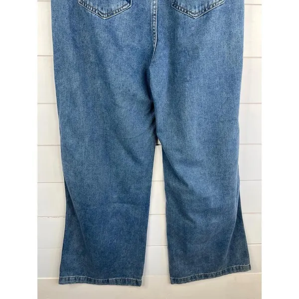 Cider Denim High Waisted Pleated Wide Leg Pants Size Medium NEW - Image 7