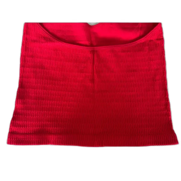 Suzette Red Cropped Stretch Halter Neck Tank Top Size 0 Size Small - Image 5