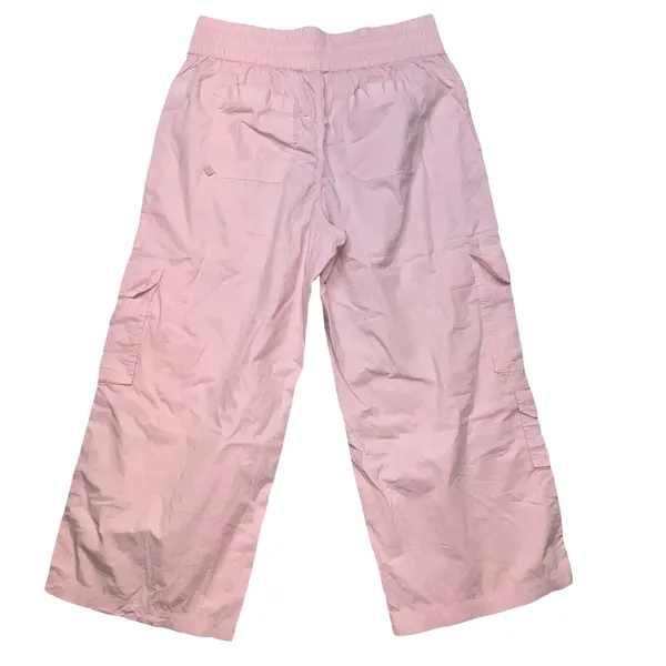 Aerie NWT Women's Cargo Pants Pink Wide Leg Cotton Casual Gorpcore XL Short - Image 3