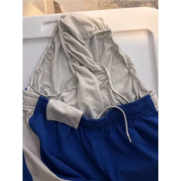 Nike Dri-Fit Royal Blue and White Athletic Shorts Size XS - Image 6
