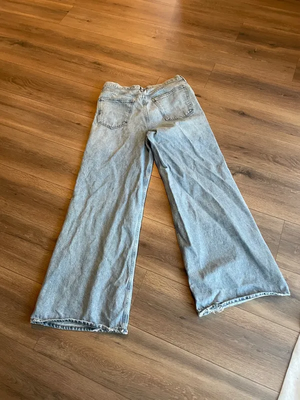 AGOLDE Dame High Rise Wide Leg Jeans- size 32 - Image 5