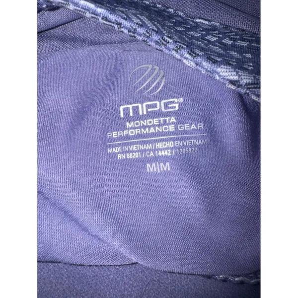 MPG Mondetta Performance Gear Blue Space Dye Racerback‎ Active Dress Medium - Image 6