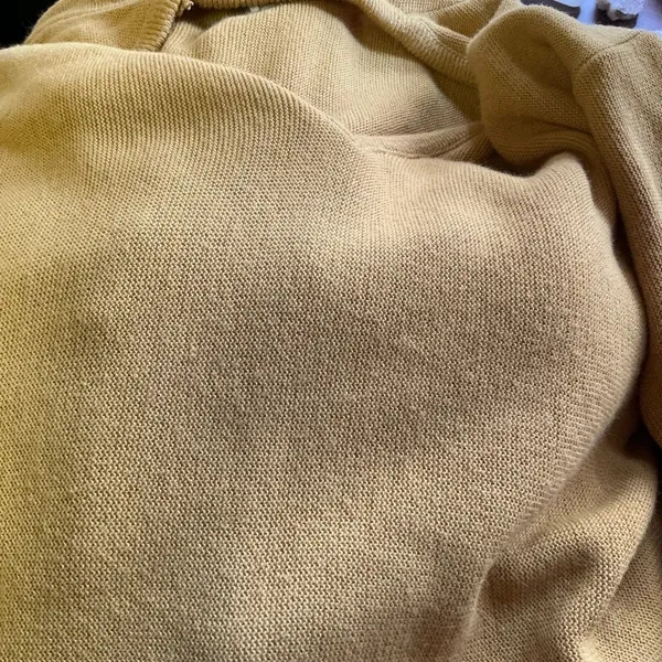 Vintage 60s gold grandpa sweater - Image 3