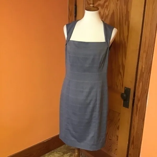 Vtg Y2K Anne Klein houndstooth business dress - Image 6