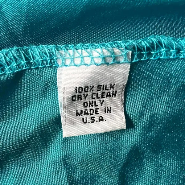 Alice&Trixie Silk Seafoam Green Aquamarine Blue Y2K Party Dress Homecoming Sz M - Image 5