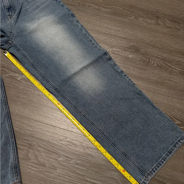 vintage baggy mom/boyfriend style blue jeans - Image 6