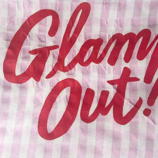 Sephora Glamp Out Check Gingham Drawstring Cloth MakeUp Delicates Travel Bag New - Image 2