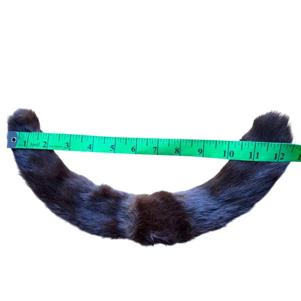 Vintage 50s 60s Brown Mink Fur Detached Collar - Image 3