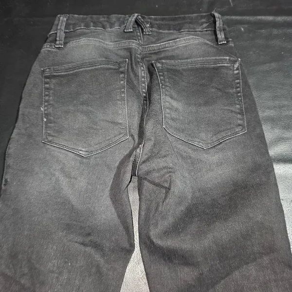 Good American Womens Black Good Legs‎ Step Hem Jeans 0/25 0 - Image 4