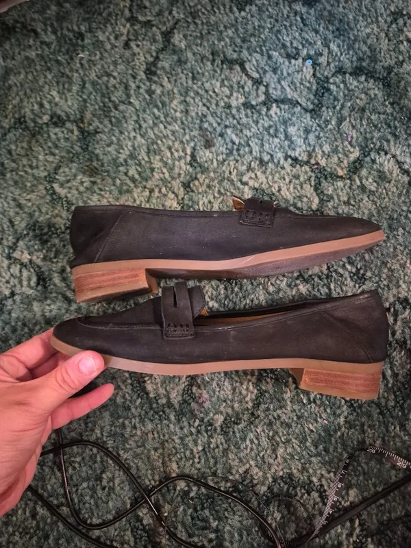 Lucky Brand Black Leather Loafers - Image 10