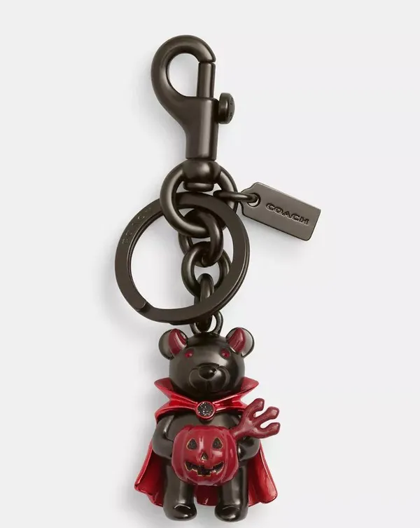 Coach Halloween Devil Bear Bag Charm cw482 - Image 4