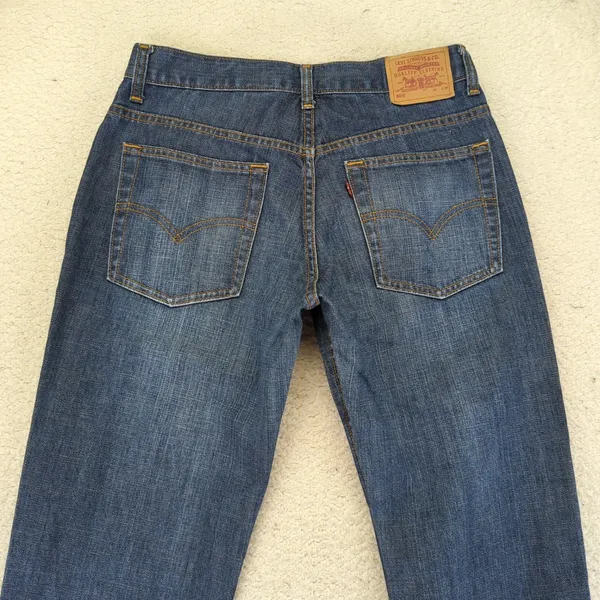 Levi's‎ 505 Women's Jeans 8 MIS L-M Lower Rise Straight Leg Medium Wash Denim - Image 5