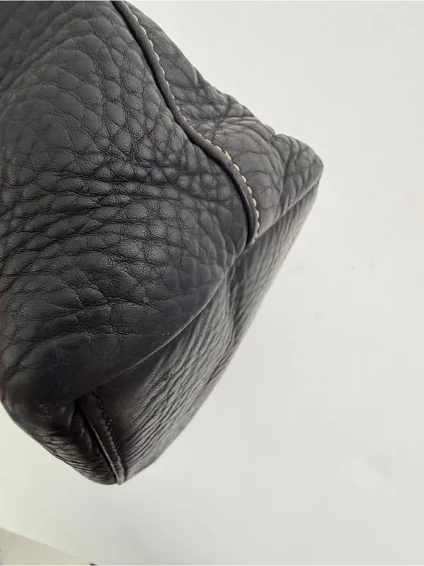 Vintage Coach F13094 Hobo Black Leather Shoulder/Hand Bag Retail $349 - Image 5