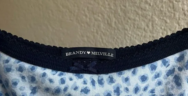 brandy melville blue cheetah tank - Image 3