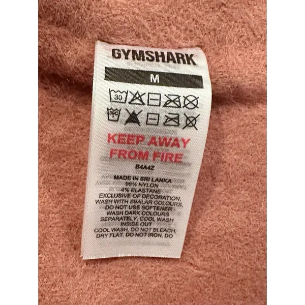 Gymshark x Whitney Simmons Eyelash Knit Bandeau Canyon Red Size M EUC!!! - Image 5