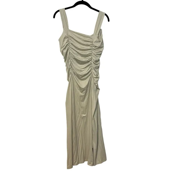 Reformation Light Sage Green Suvi Sleeveless Knit Midi Dress Size Large - Image 7
