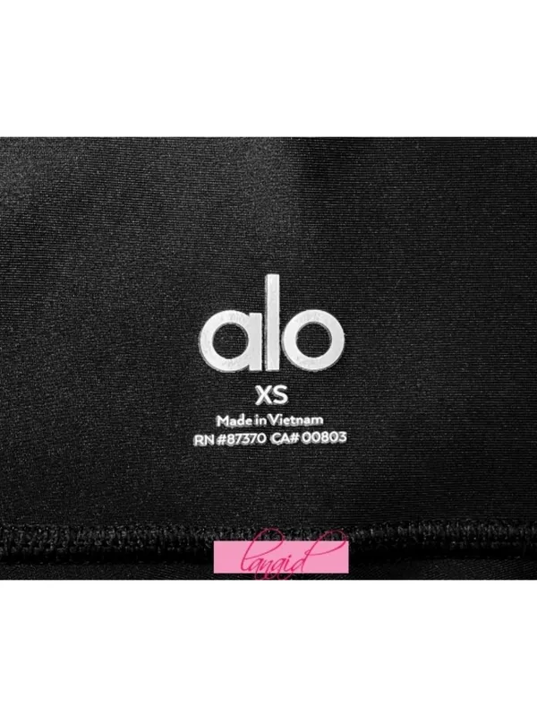 Alo High-Waist Airlift Leggings Black Hi-Rise Waisted Tights Full-Length Pants - Image 7