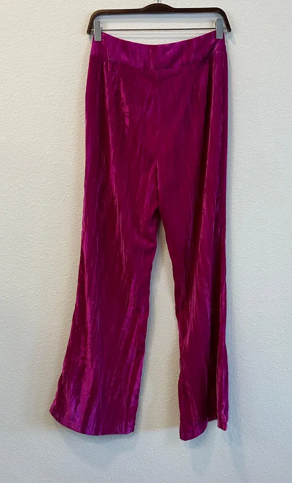 NWT Velvet High Waist Wide Leg Pant Women’s S 066 - Image 5