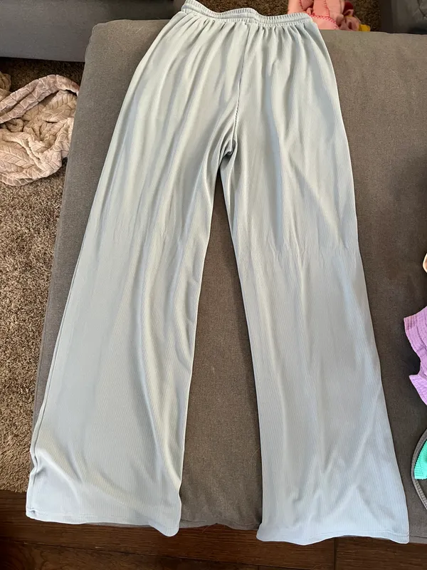 Elastic waist trousers Blue Size XXS - Image 2