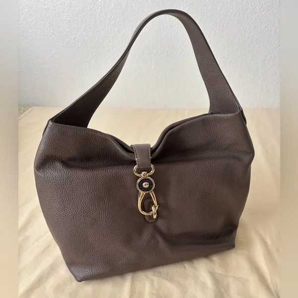 Dooney & Bourke Chocolate Brown Hobo Bag - Image 7