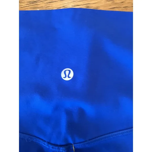 lululemon athletica Women's S Blue Ankle Leggings Pull On Stretch Yoga - Image 3