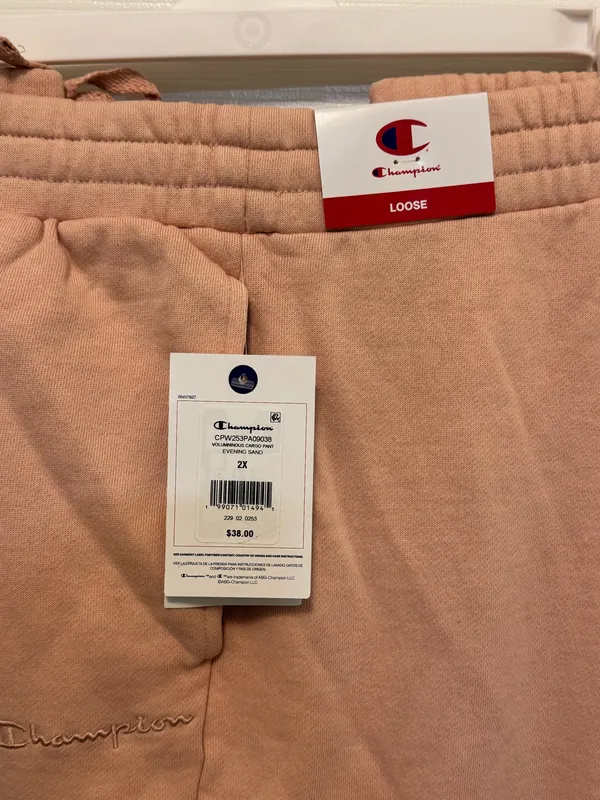 Champion Pink Cargo Sweatpants - Image 3