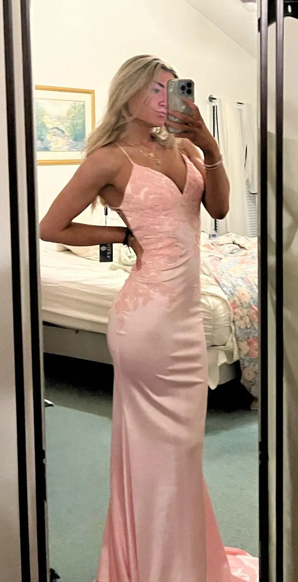 Faviana Dress Prom Pink - Image 4