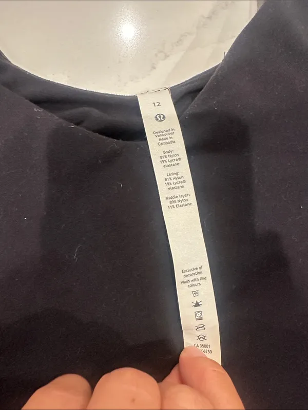 Lululemon Align Tank Top in Black Size 12 - Image 3