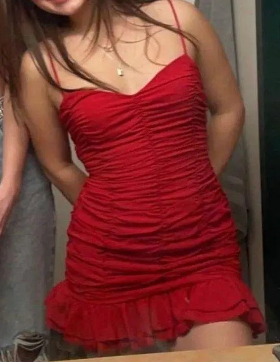 Remi Dress In Red - Image 2