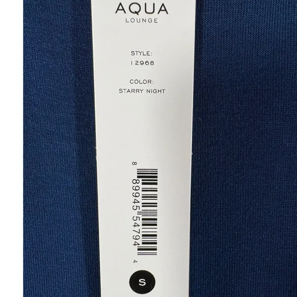 AQUA Sleep Great Escape Pajama Set Starry Night Blue Long Sleeve S I2968 - Image 5
