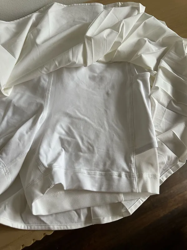 Lululemon Side-Pleat High-Rise Tennis Skirt White 6 - Image 7