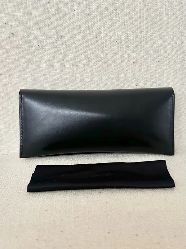 Saint Laurent Replacement Leather Sunglasses Case Black - Image 4