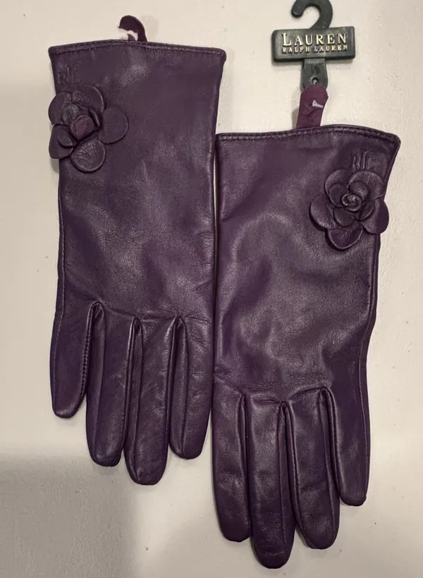 LAUREN Ralph Lauren | ladies leather gloves - Image 4