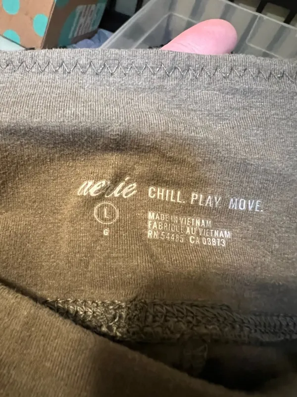 Aerie Women's Size Large Chill. Play. Move. Feel Comfy Everyday Stretch Cotton - Image 9