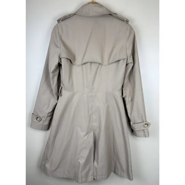 Lauren Ralph Lauren Trench Coat Women’s Size XXS Tan Double Breasted minimalist - Image 7