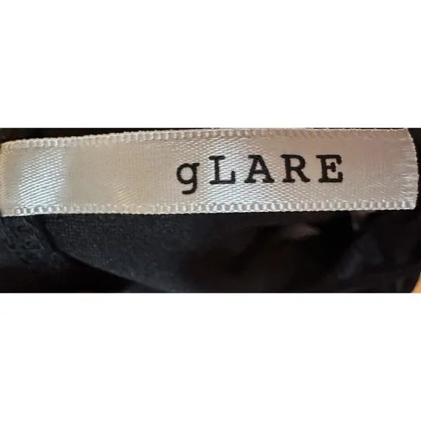Glare Black Short Bodycon Spaghetti Strap‎ ￼Dress Womens Size Medium Look Small - Image 9