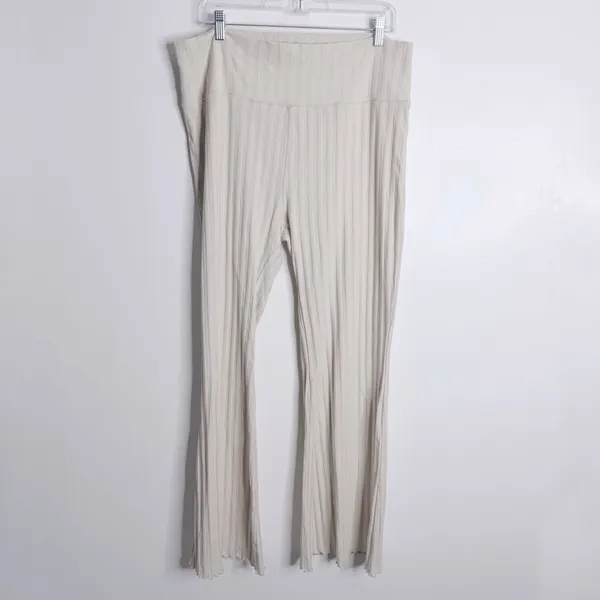 OFFLINE By Aerie OG‎ Groove Flare Legging Soft Oat Ivory XXL Strechy Pull On - Image 2