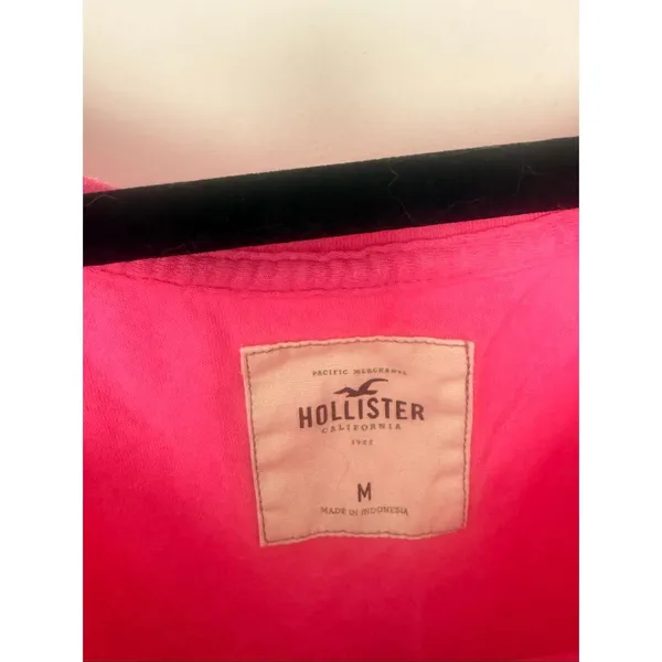 Hollister Women’s Medium Pink Y2K 2000s Cropped Shirt - Image 2