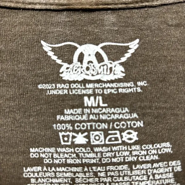 Aerosmith Toys in the Attic Hard Rock Tour Tee M/L - Image 4