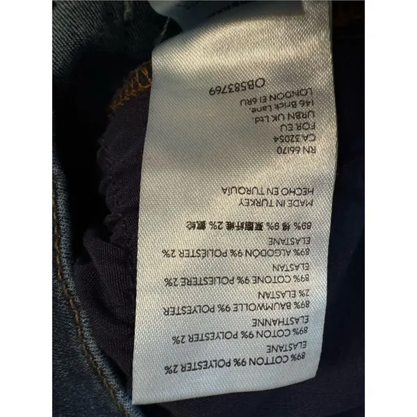 Free‎ People Distressed Slim Curvy Fit Denim Jeans Size 29 - Image 8